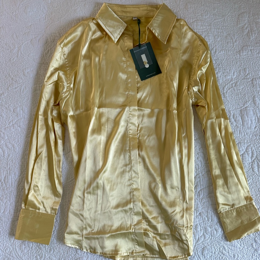 Daily Drills Silky Button in Butter - XS/S